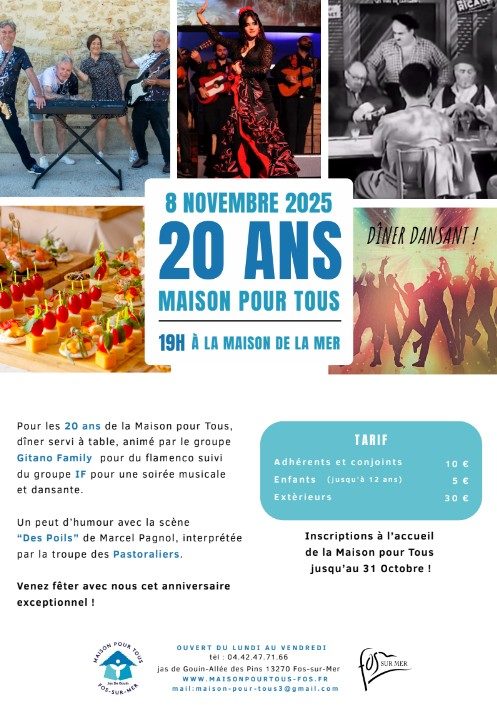 Venez fêter les 20 ans avec nous !!